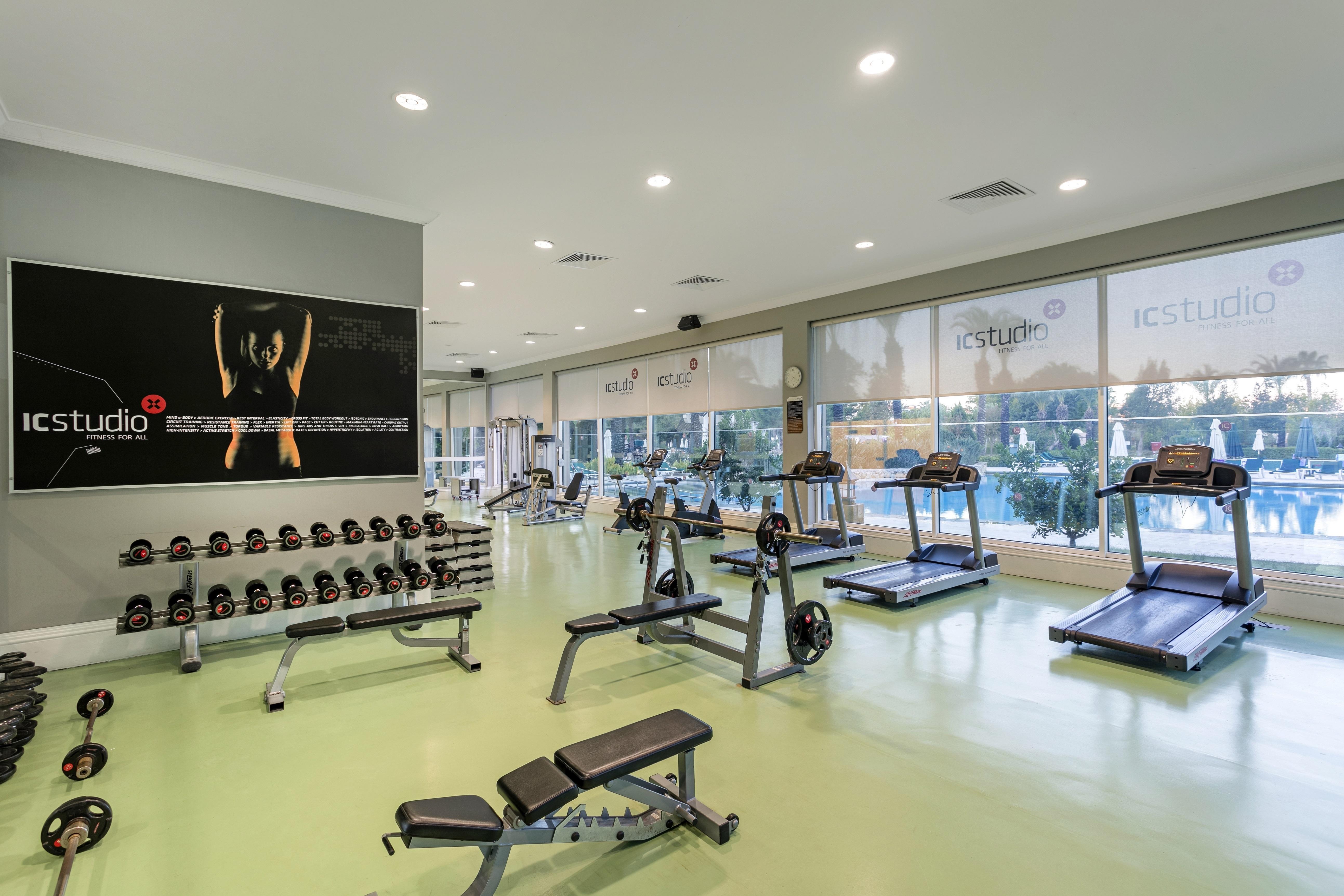 Ic Hotels Green Palace - Kids Concept Antália Exterior foto The gym at the hotel